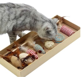 Zestaw zabawek dla kota CAT BOX
