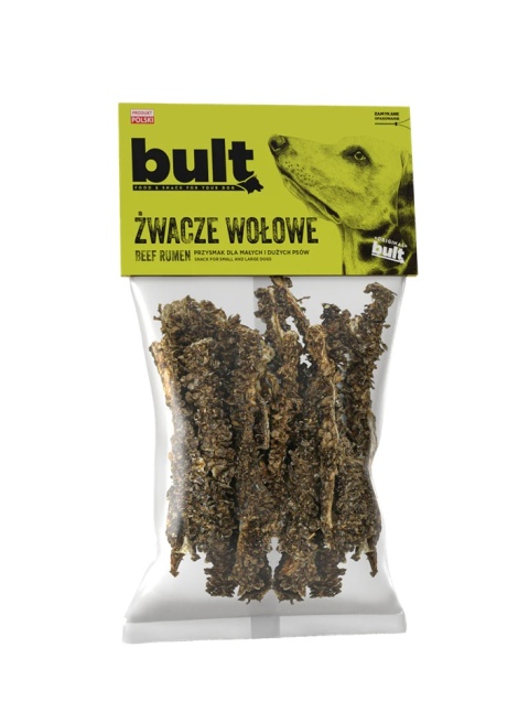 Żwacze wołowe dla psa BULT 100 g
