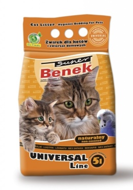 Żwirek dla kotów Super Benek UNIWERSALNY 5l