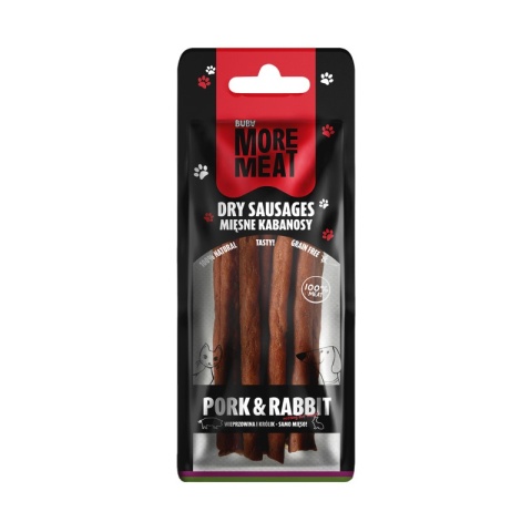 Kabanosy dla psa wieprzowina królik BUBAlicious 70 g