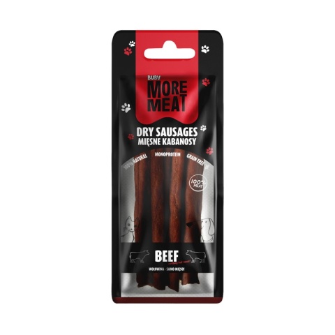 Kabanosy monoproteinowe dla psa wołowina BUBAlicious 70 g