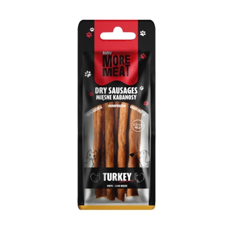 Kabanosy monoproteinowe dla psa indyk BUBAlicious 70 g