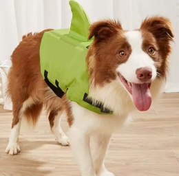 Kamizelka kapok do pływania dla psa SHARK zielona