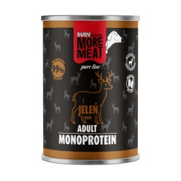 Karma mokra monoproteinowa Jeleń dla psów BUBAlicious 400 g