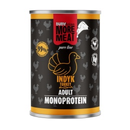 Karma mokra monoproteinowa Indyk dla psa BUBAlicious 400 g
