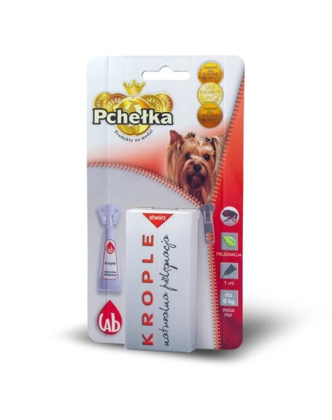 Krople przeciw pchłom i kleszczom dla psa PCHEŁKA 1 ml