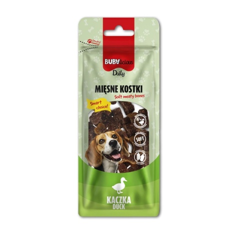 Miękkie kostki monoproteinowe dla psa Kaczka BUBAlicious 60 g