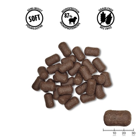 Miękkie serdelki monoproteinowe dla psa Jagnięcina BUBAlicious 60 g