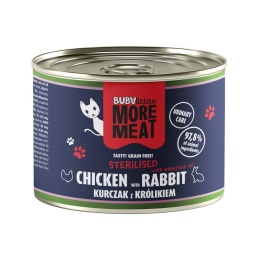 Mokra karma duoproteinowa dla kota kurczak mysz BUBAlicious185 g