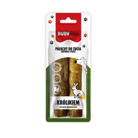 Paluchy z królikiem z dodatkiem moreli BUBAalicious 2 szt.
