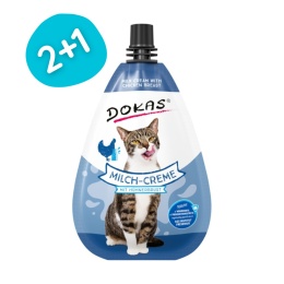 Przysmak dla kota - kurczak DOKAS Milk Cream 80 g