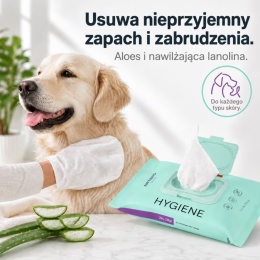 Rękawice, chusteczki do czyszczenia sierści zwierząt ARTERO 20 szt.