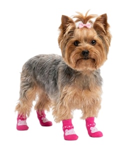 Skarpetki antypoślizgowe dla psa lub kota PET SOCKS różowe