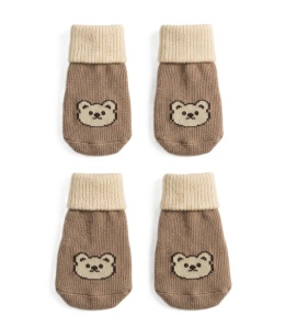 Skarpetki antypoślizgowe dla psa lub kota PET SOCKS brązowe