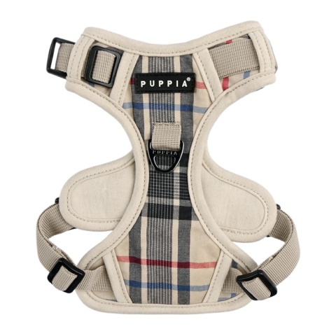 Szelki bezuciskowe guard PUPPIA HARNESS beżowe